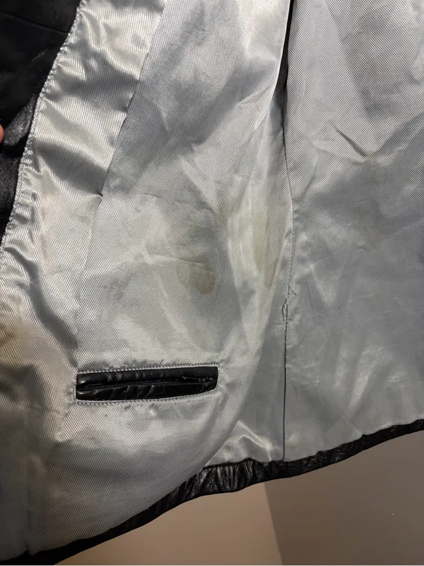 Wilsons Leather Women’s Black Leather Zip Jacket XL - Image 8