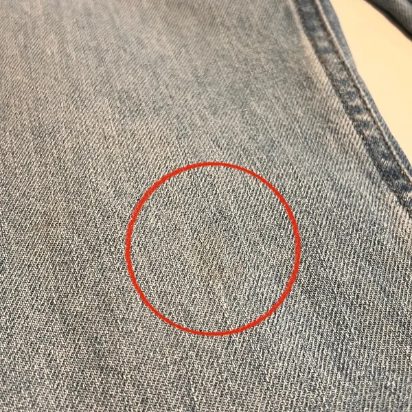 Everlane The Cheeky Straight Leg Raw Hem Light Wash Jeans Denim 26 ACTUAL‎ 28" - Image 10