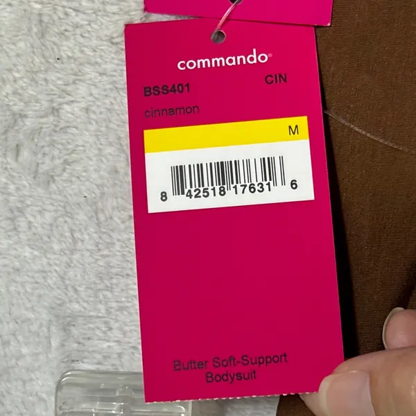 Commando Butter Soft-Support Bodysuit Cinnamon Brown BSS401 Medium NEW - Image 4