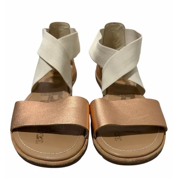 SOREL Ella Leather Sandal Natural Rose‎ Gold Women's Size 9.5 - Image 3