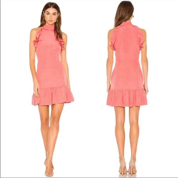 ELLIATT Revolve Chord Ruffle‎ Mini Valentine Dress Size S - Image 2