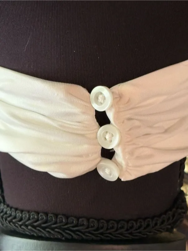 Oh Polly White Halter Neck with Side Cutouts and Ties. Size 6 - Image 6