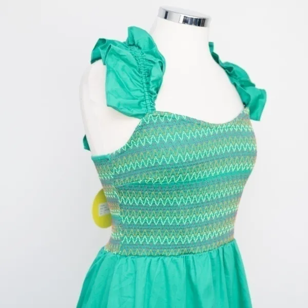 Alden Adair. Frida Ruffle‎ Smocked Midi Dress. - Image 10