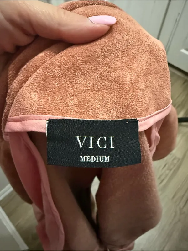 VICI Collection Market Faux Suede Moto Jacket - Dusty Rose Size M - Image 6