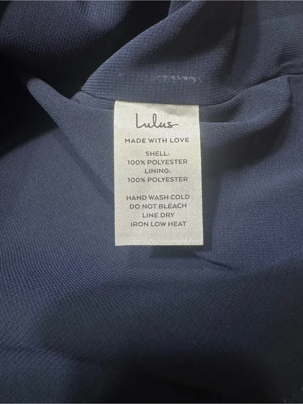 Lulu's Navy Short Sleeve Shift Mini Dress - Image 5