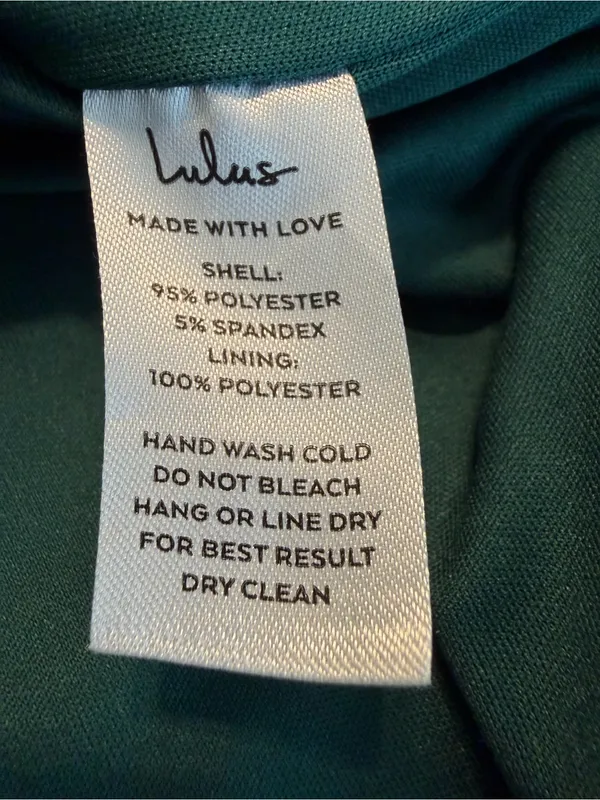 Lulus green formal gown dress XS - Image 13