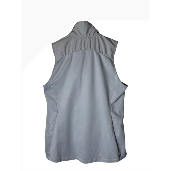 Nike Aeroloft Running‎ Vest Women Medium Grey Quilted Full Zip Athleisure Walk - Image 3