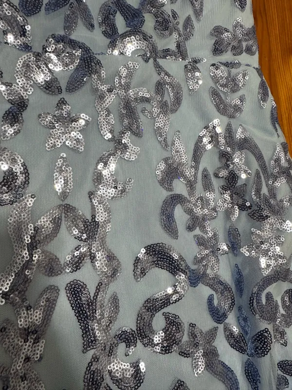 Blue Sequins Homecoming Dress Size 4 - Image 8