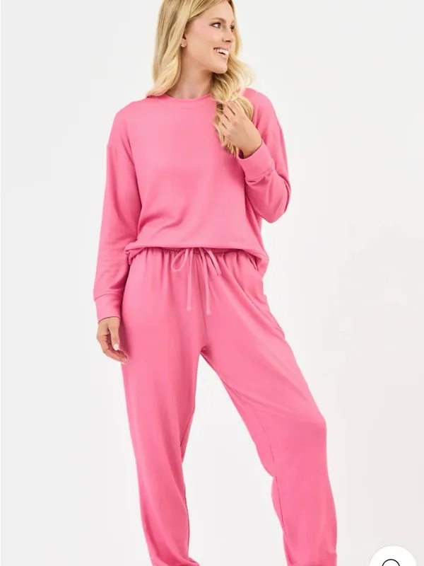 Mary Square Sophie Lounge Jogger Set Large Pink new - Image 2