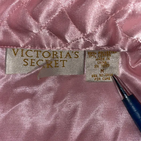 Victoria’s Secret women M Longsleeve top & shorts pajama set pink - Image 11