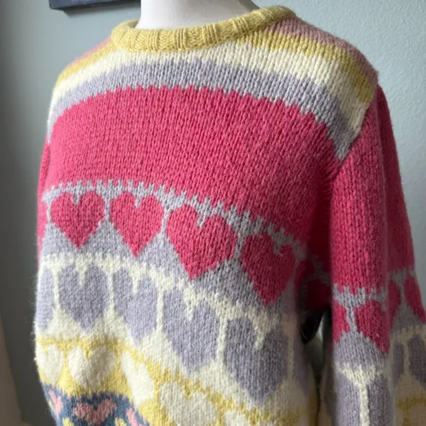 LoveShackFancy Shirelle Wool Sweater Size Medium - Image 7