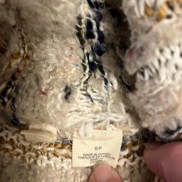 Moth Anthropologie‎ cozy cardigan Tan - Image 3