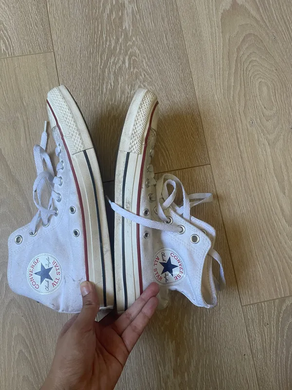 White Converse High-Top - Image 2