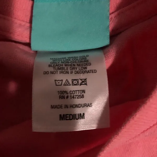 Simply Southern Mom’s Life Mum Mummy Mama Graphic Pink Tee T-Shirt Top Blouse Cotton Short Sleeve Turquoise Blue Sz M Measurements in pics - Image 3