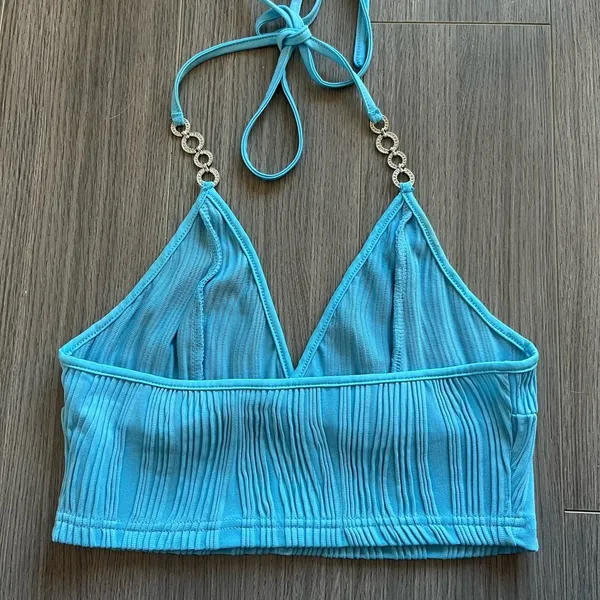 SheIn Blue Halter top - Image 2