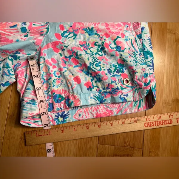 Lilly Pulitzer Womens Casual Shorts Feminine Coastal Vacation Resortwear|Size:XS - Image 6
