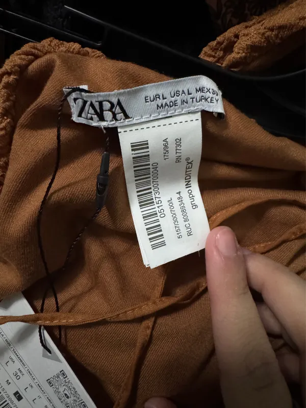 ZARA Textured Halter Top - Image 4