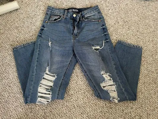 Wild Fable Blue Mom Jeans - Image 4