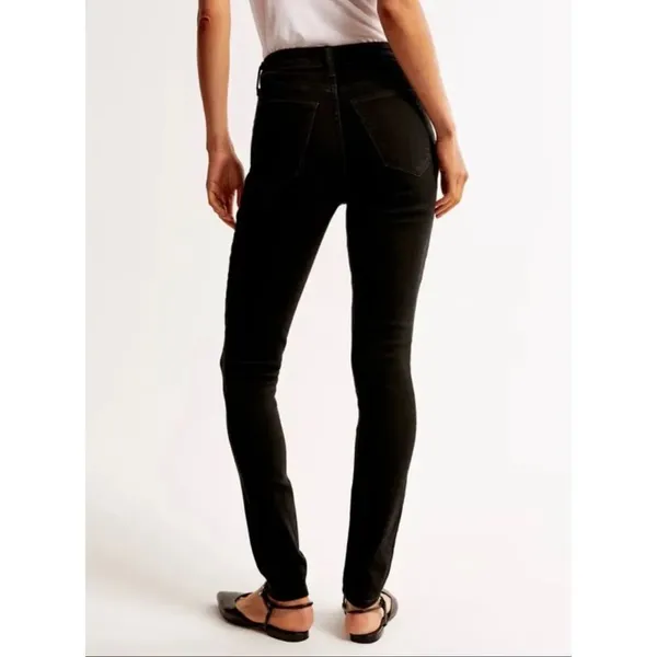 Abercrombie & Fitch the super high rise skinny jean black 26/2 - Image 7