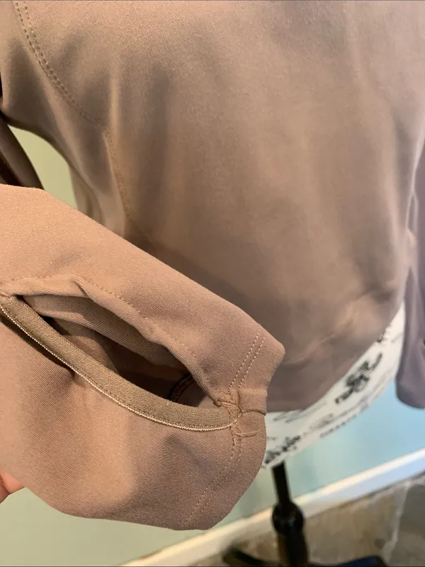 90 Degree Women's Small (no tag) Mauve Long-Sleeve Athletic Quarter-Zip Pullover - Image 3