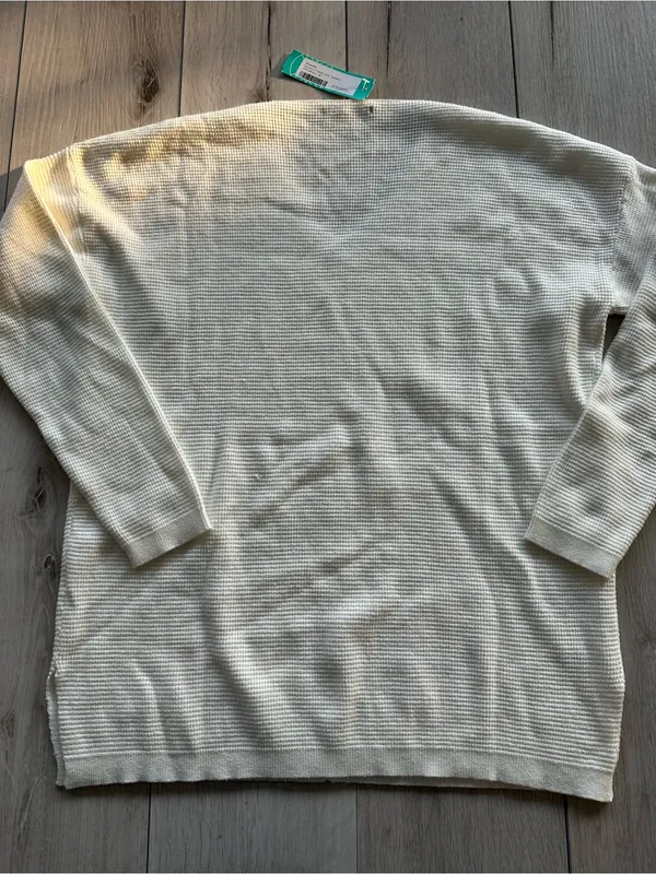 Staccato Eyrwin V Neck Tunic Sweater Off White M NET STITCH FIX - Image 7