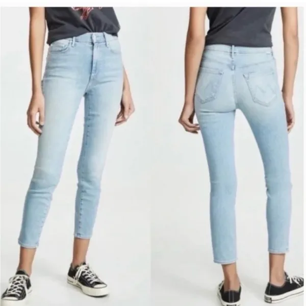 Mother Denim The Looker Crop - Swimming Pool Sunday size 27 - Image 2