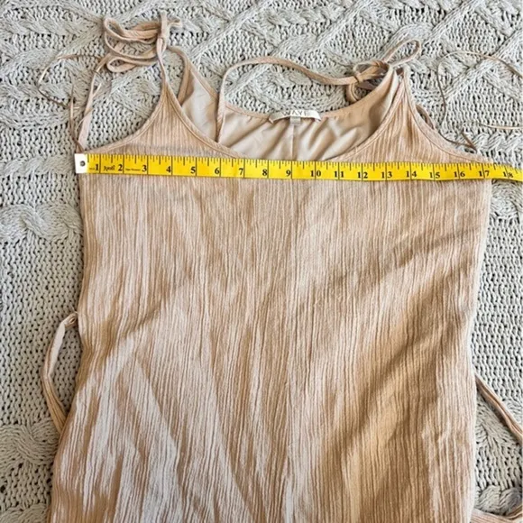 WAYF Spector Tie Strap Crinkle Jumpsuit‎ Size M - Image 11