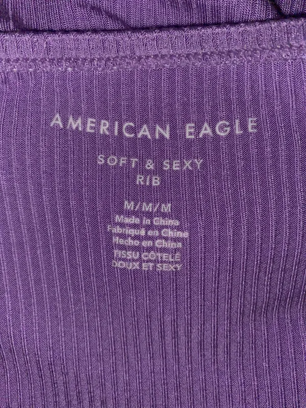 American Eagle Purple Tube Top - Image 3