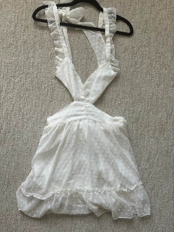 White Mini Dress - Image 4