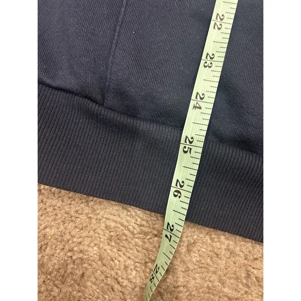 Alo Accolade Hoodie Pullover Navy Athleisure Unisex Medium - Image 6