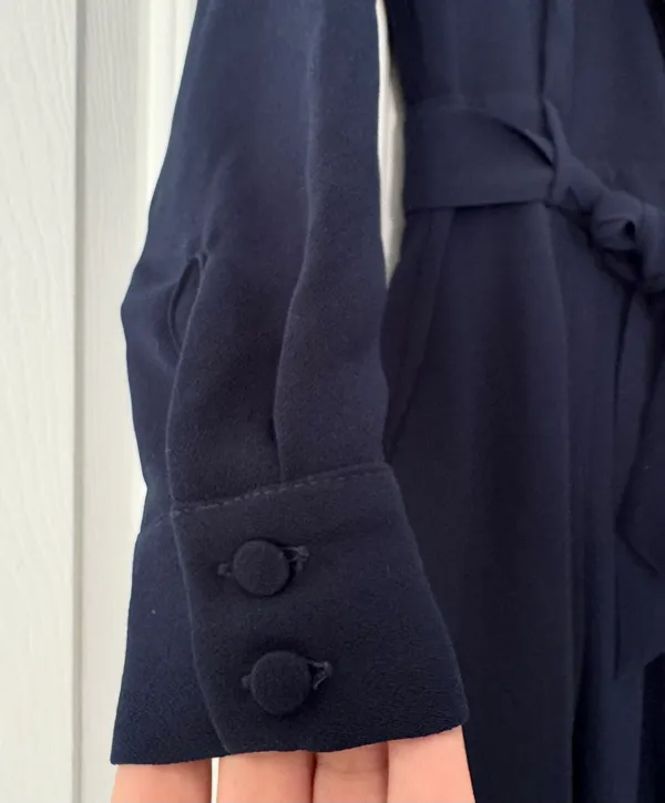Heaven Long Sleeve Navy Jumpsuit, Size 34/US 2 - Image 10