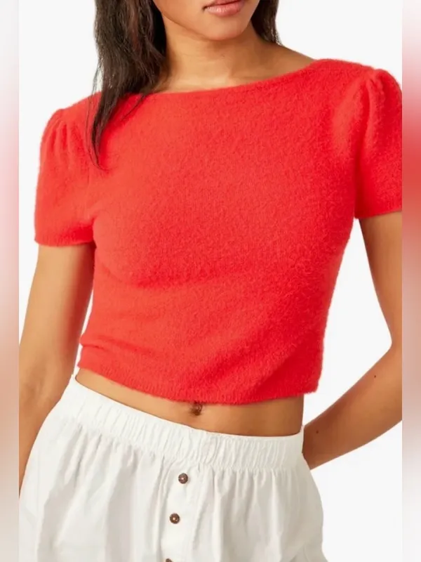 Free People Intimately Keep Me Warm Crop Sweater - Image 3