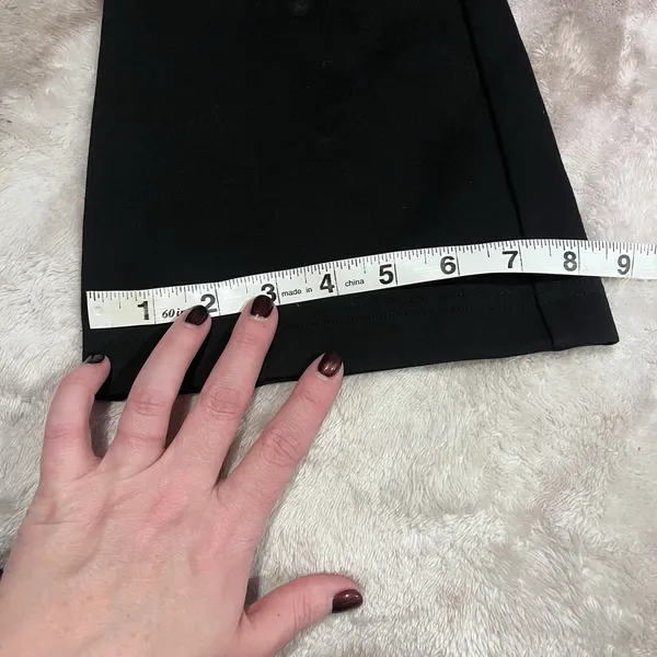 SPANX Super Smooth Perfect Fit Ponte Wide Leg Pants Black Size S Petite 23” Long - Image 5