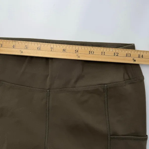 Carhartt Force Utility Leggings Olive Green Pocket Fitted Pants Size S (4-6) - Image 7