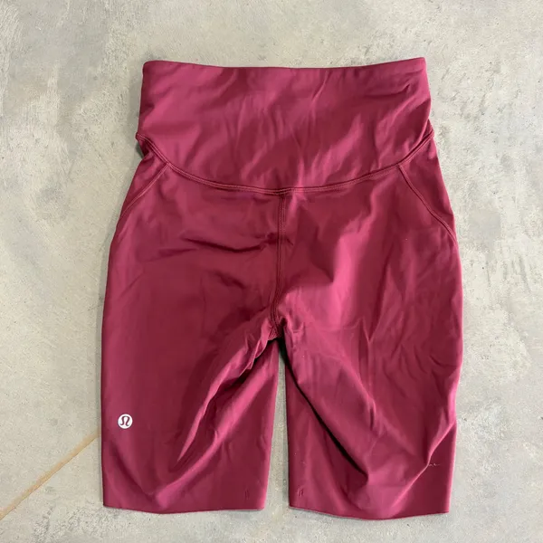 Lululemon Fast and Free High-Rise Short 8 Nulux Burgundy Red Size 4 W7BQSS - Image 3