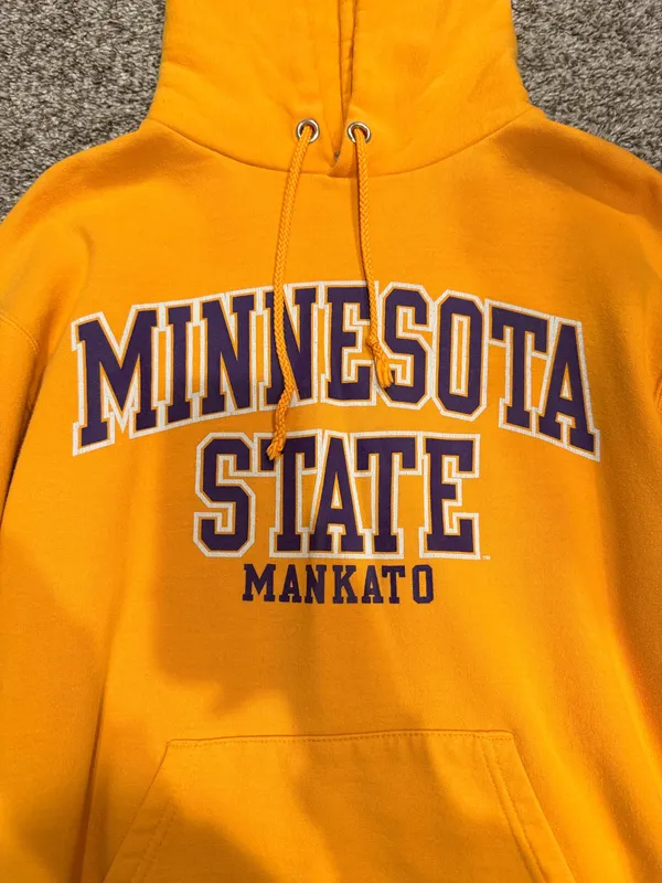 Yellow Minnesota State Mankato Hoodie - Image 2