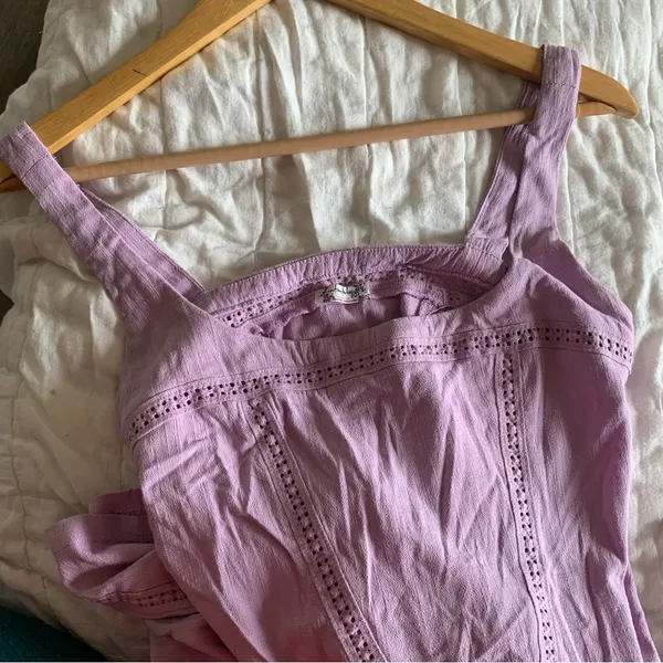 ☀️ Mauve Free people intimates body-con fit and flare mini dress - Image 4