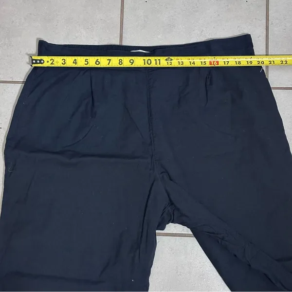 Abercrombie & Fitch‎ Women Black/Navy Blue Wide Leg Pants Pull On size XL - Image 10