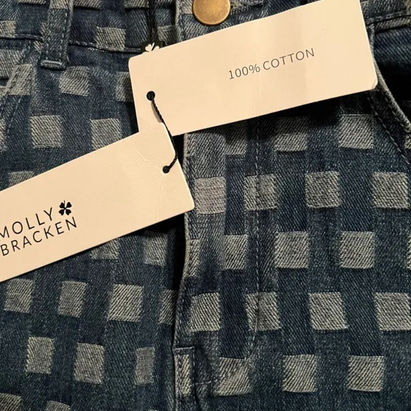 Molly Bracken Denim Mini Skirt Printed - Image 7