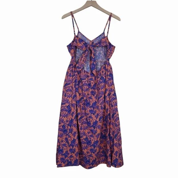 Universal Thread Boho Floral Tie-Back Midi Dress Cottagecore Garden Party XXL - Image 10