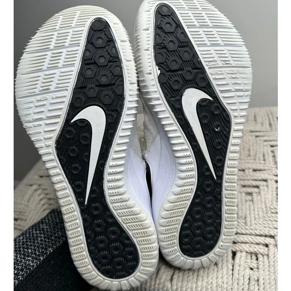 Nike: White Volleyball Sneakers - Image 7