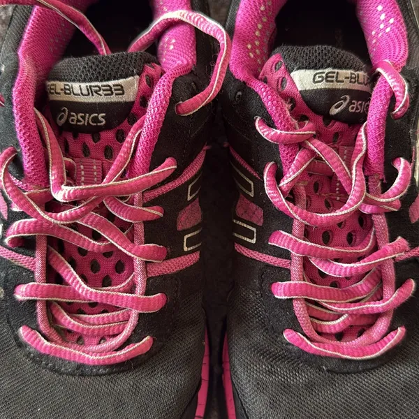 ASICS Gel Blur33 Black Pink Running Shoes‎ Women's Size 8.5 39.5 EU Trainers - Image 15