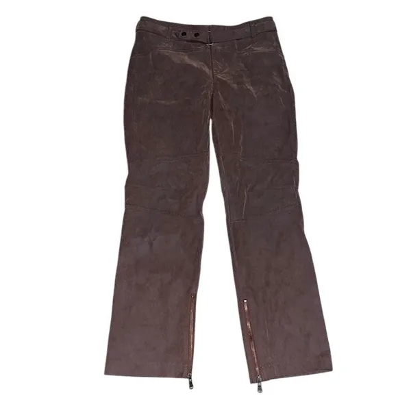 Free People We The Free Titan Vegan Suede Pants Brown 27‎ - Image 3