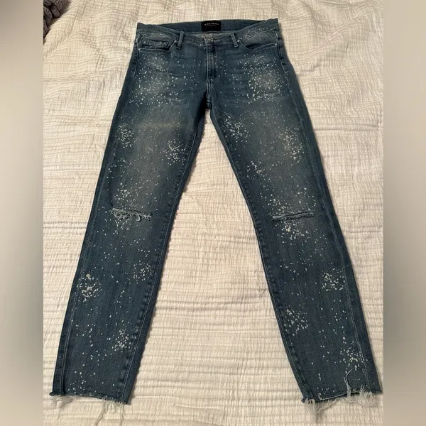 Black Orchid Noah Ankle Fray Jeans - Size 28 - Image 4