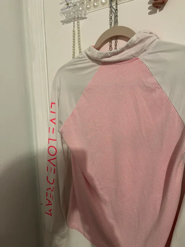 Activewear Long sleeve zip up White Size M - Image 3
