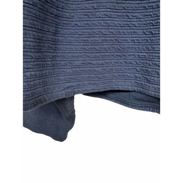 Lululemon Textured Cropped Jacket Zip Up Black Women's Size‎ M/L - Image 8
