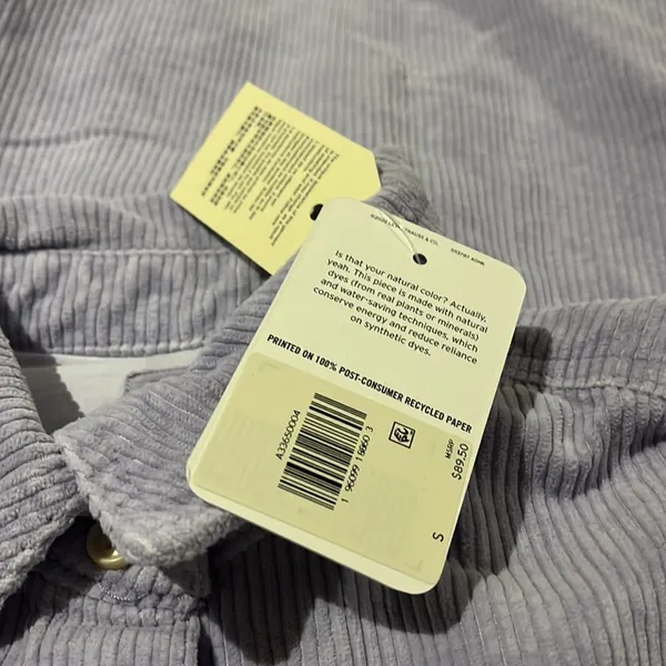 Nwt Levi'S - Jovi Relaxed Shirt In Purple Garment Dye - Image 9