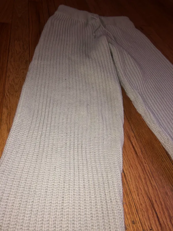 Gray Knit Sweatpants - Image 4