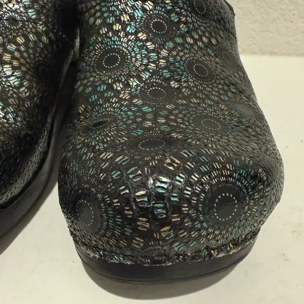 Dansko Professional Medallion Metallic Sunburst Clog Black Multi EU 40 / US 10 - Image 5