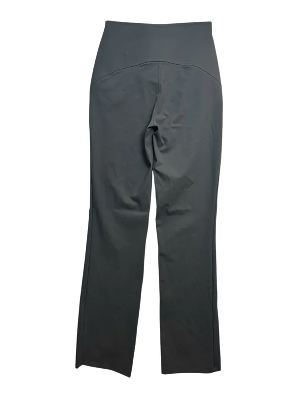 Lululemon Smooth-Fit Pull-On High-Rise Pants Size 2 Gray Slim Flare 31” - Image 4